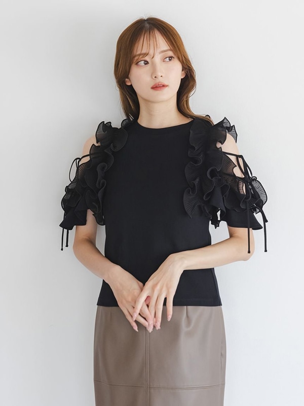 ��SALE50%OFF��SNIDEL ���ʥ��ǥ�  �ץ꡼�ĥե�륫�åȥץ륪���С� SWCT254128 /����󥻥������Բľ��ʡ������ˤ�15���ޤ�¨��ȯ��(���˰ʳ�)��