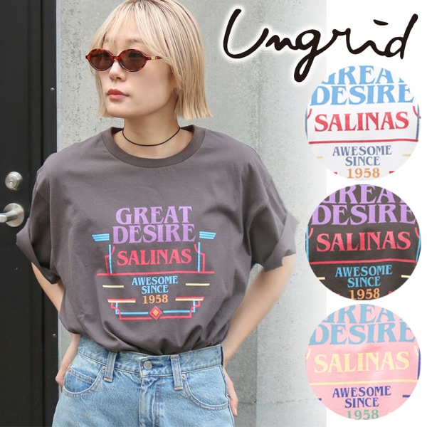 �ڴ��ָ���10%OFF��Ungrid ���󥰥�å�  GREAT DESIRE Tee 112622766601  �ͥ��ݥ�����̵�� /����󥻥������Բľ��� �������ˤ�15���ޤ�¨��ȯ��(���˰ʳ�)��
