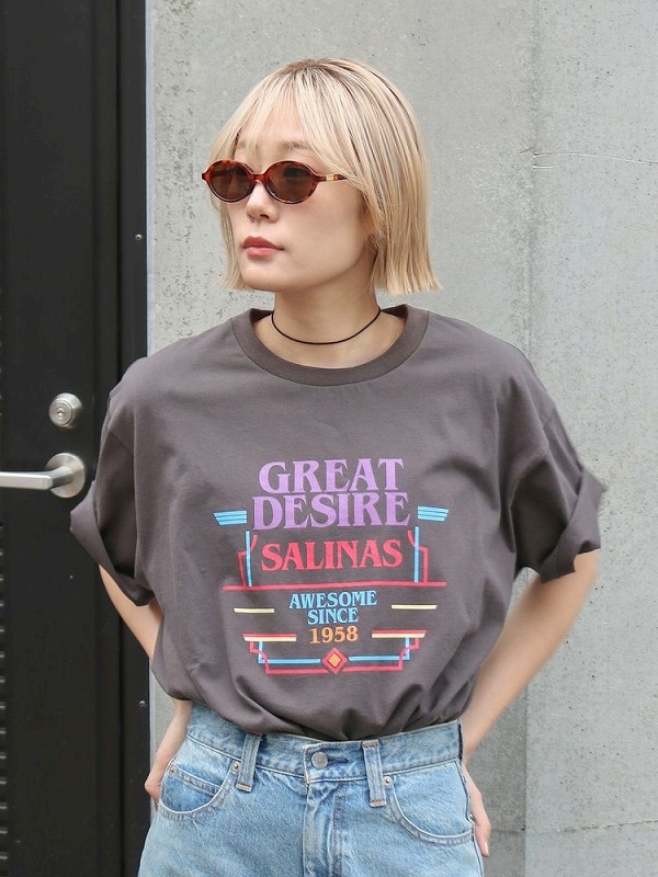 �ڴ��ָ���10%OFF��Ungrid ���󥰥�å�  GREAT DESIRE Tee 112622766601  �ͥ��ݥ�����̵�� /����󥻥������Բľ��� �������ˤ�15���ޤ�¨��ȯ��(���˰ʳ�)��