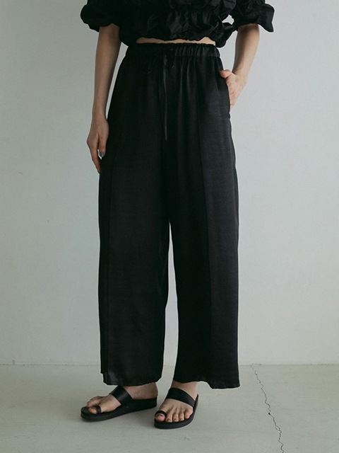 スカート anuke Piping Satin Pants SALE60%OFF】anuke アンヌーク Piping Satin Pants 62510704