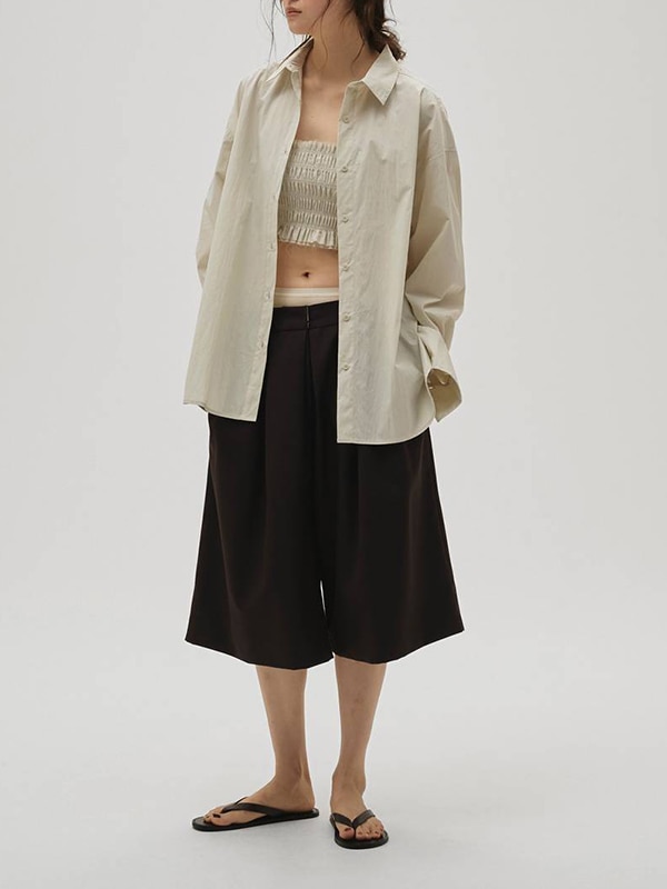 SOLD OUT】TODAYFUL トゥデイフル Shirring Bustier Layered Shirts
