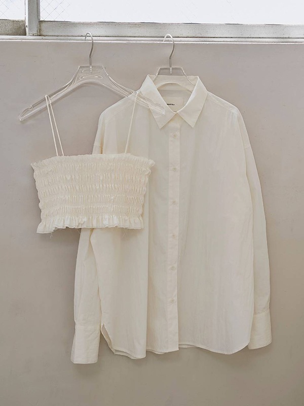 SOLD OUT】TODAYFUL トゥデイフル Shirring Bustier Layered Shirts