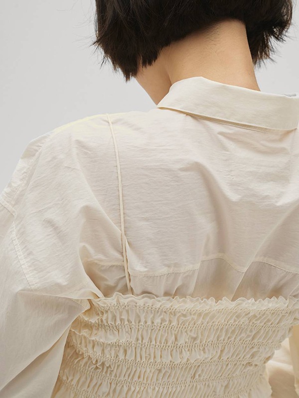 SOLD OUT】TODAYFUL トゥデイフル Shirring Bustier Layered Shirts