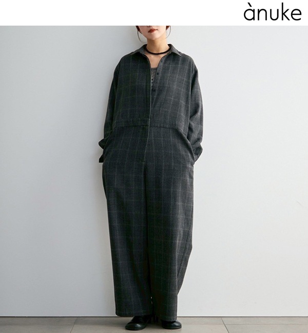 anuke ����̡��� Check Shirts Combinaison 62620309 /����󥻥������Բľ��ʡ������ˤ�15���ޤ�¨��ȯ��(���˰ʳ�)��
