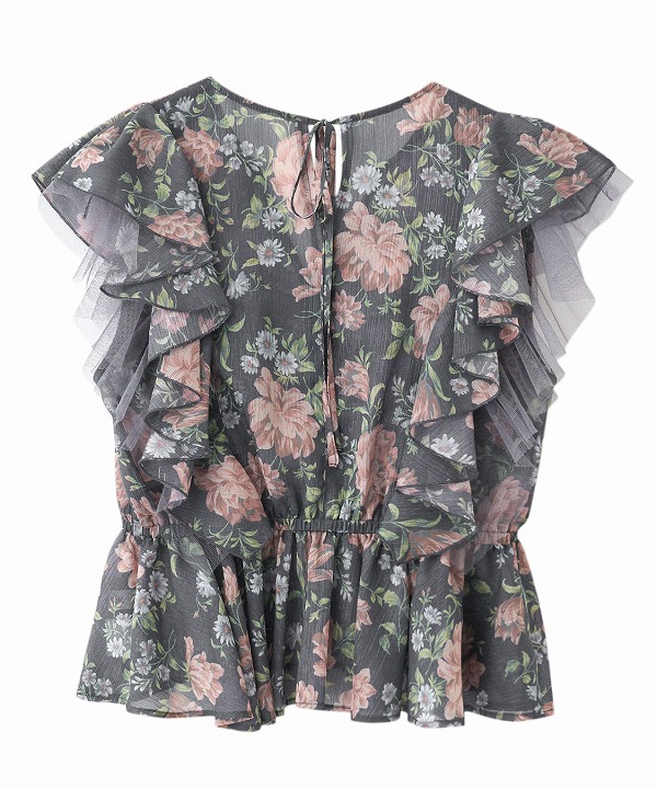 SALE40%OFF】COCODEAL ココディール ラッフルフラワーギャザーブラウス