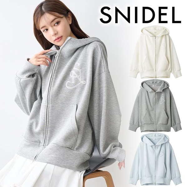 スナイデル　パーカー スナイデル SNIDEL ボリュームパーカー （LAV） -靴＆ファッション通販
