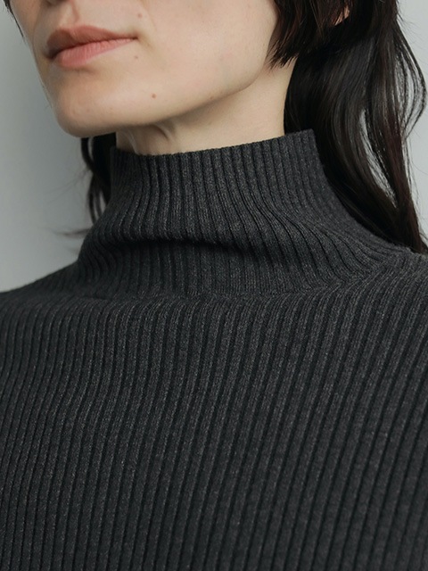 anuke アンヌーク Slit Turtle Knit 62520530 /キャンセル返品不可商品