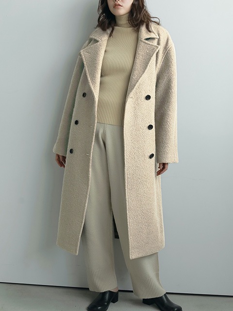 anuke アンヌーク Slit Turtle Knit 62520530 /キャンセル返品不可商品