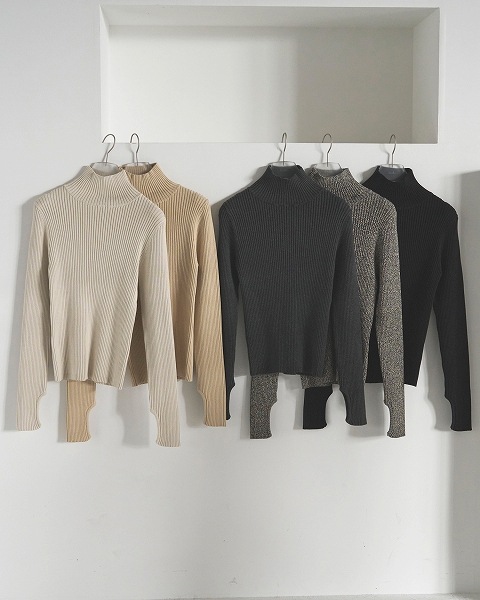 anuke ����̡���  Slit Turtle Knit 62520530 /����󥻥������Բľ���  �������ˤ�15���ޤ�¨��ȯ��(���˰ʳ�)��