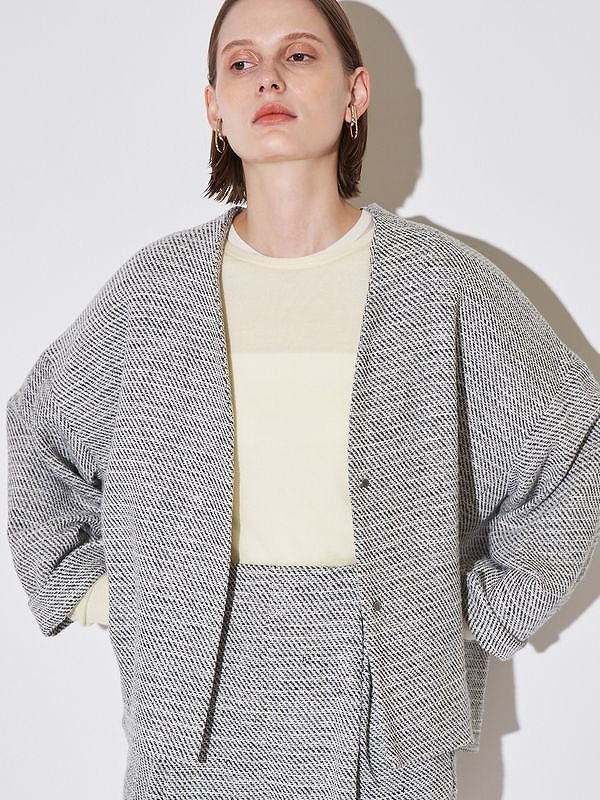 期間限定10%OFF】ELENDEEK エレンディーク TWEED FORM SHORT CT