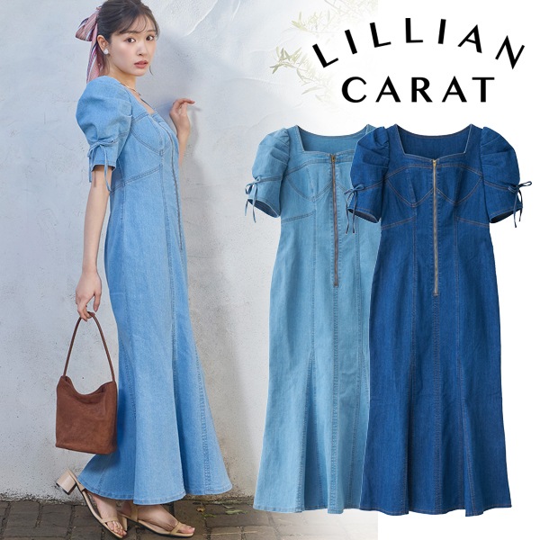 ��SALE50%OFF��LILLIAN CARAT ��ꥢ�󥫥�å�  �ܥ�塼�ॹ�꡼�֥ǥ˥�ޡ��ᥤ�ɥ��ԡ��� 46215333  /����󥻥������Բľ��� �������ˤ�15���ޤ�¨��ȯ��(���˰ʳ�)��