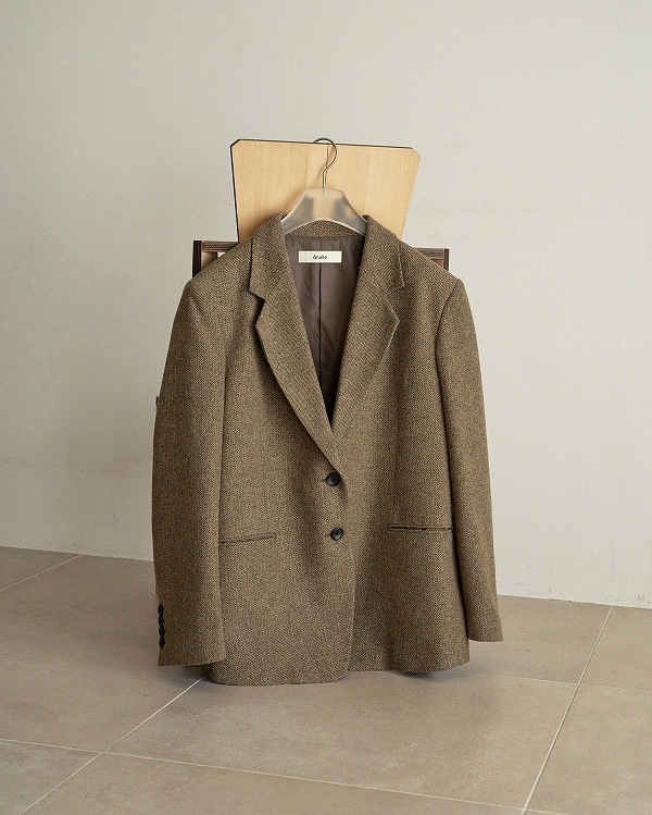 anuke ����̡��� Herringbone Wool Jacket 62620104 /����󥻥������Բľ��ʡ������ˤ�15���ޤ�¨��ȯ��(���˰ʳ�)��