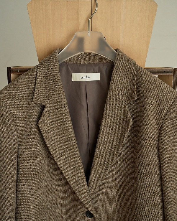 anuke ����̡��� Herringbone Wool Jacket 62620104 /����󥻥������Բľ��ʡ������ˤ�15���ޤ�¨��ȯ��(���˰ʳ�)��
