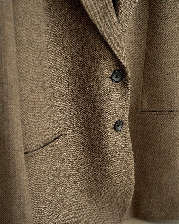 anuke ����̡��� Herringbone Wool Jacket 62620104 /����󥻥������Բľ��ʡ������ˤ�15���ޤ�¨��ȯ��(���˰ʳ�)��