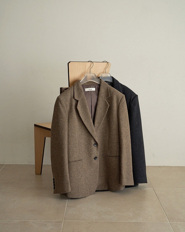 anuke ����̡��� Herringbone Wool Jacket 62620104 /����󥻥������Բľ��ʡ������ˤ�15���ޤ�¨��ȯ��(���˰ʳ�)��