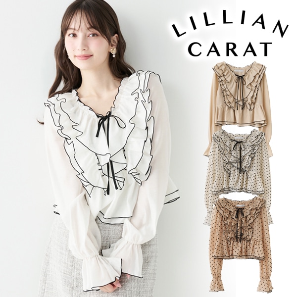 LILLIAN CARAT ��ꥢ�󥫥�å�  �Х����顼�ƥ������ɥե��֥饦�� 46618225 ����󥻥������Բľ��� �������ˤ�15���ޤ�¨��ȯ��(���˰ʳ�)��