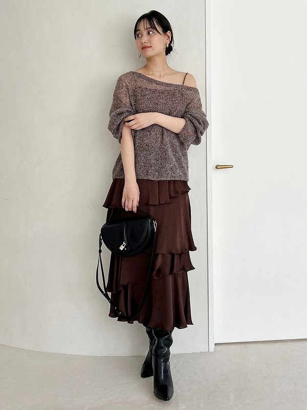 ��SALE50%OFF��SNIDEL ���ʥ��ǥ�  ��������إ�롼���ץ륪���С� SWNT254090  /����󥻥������Բľ��ʡ������ˤ�15���ޤ�¨��ȯ��(���˰ʳ�)��