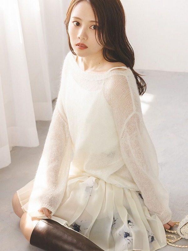 期間限定20%OFF】SNIDEL スナイデル シアーモヘヤルーズプルオーバー