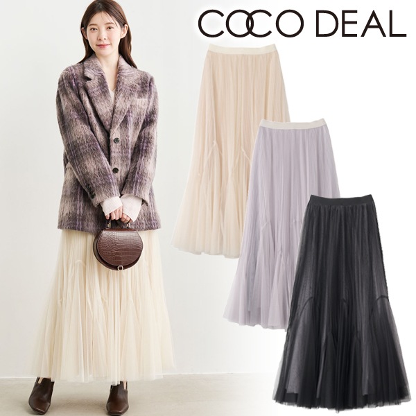 SOLD OUT】COCODEAL ココディール プリーツマチチュールスカート