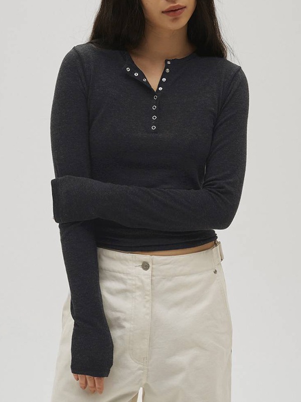 ��SOLD OUT�ۡں����١�TODAYFUL �ȥ��ǥ��ե�  Henleyneck Soft Tops 12610608  /����󥻥������Բľ��� �������ˤ�15���ޤ�¨��ȯ��(���˰ʳ�)��