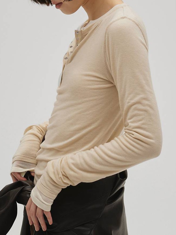 ��SOLD OUT�ۡں����١�TODAYFUL �ȥ��ǥ��ե�  Henleyneck Soft Tops 12610608  /����󥻥������Բľ��� �������ˤ�15���ޤ�¨��ȯ��(���˰ʳ�)��