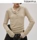 ��SOLD OUT�ۡں����١�TODAYFUL �ȥ��ǥ��ե�  Henleyneck Soft Tops 12610608  /����󥻥������Բľ��� �������ˤ�15���ޤ�¨��ȯ��(���˰ʳ�)��
