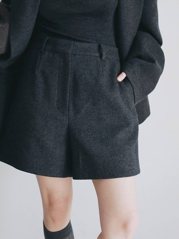 anuke ����̡��� Herringbone Short Pants 62620718 /����󥻥������Բľ��ʡ������ˤ�15���ޤ�¨��ȯ��(���˰ʳ�)��