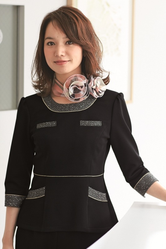 enjoie(アンジョア) プルオーバートップス 41690 | UNIPRO OFFICE WEAR