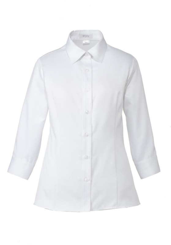 ENJOY(エンジョイ) 七分袖ブラウス ESB593 | UNIPRO OFFICE WEAR 
