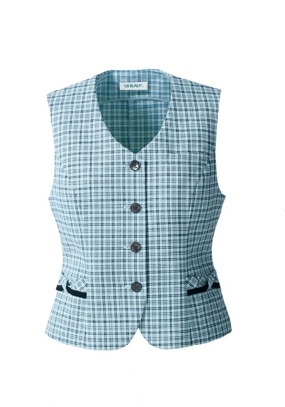 色: U5030(ﾁｬｺｰﾙｸﾞﾚｰ)】[ユニレディ] レディースベスト U5 振り切っ 