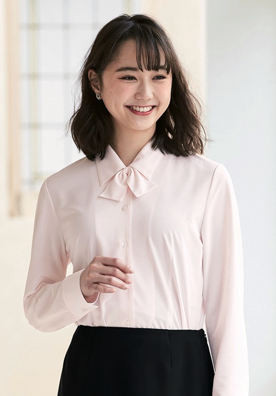 en joie アンジョア  長袖ブラウス 01210 enjoie(アンジョア) 長袖ブラウス 01210 | UNIPRO OFFICE WEAR