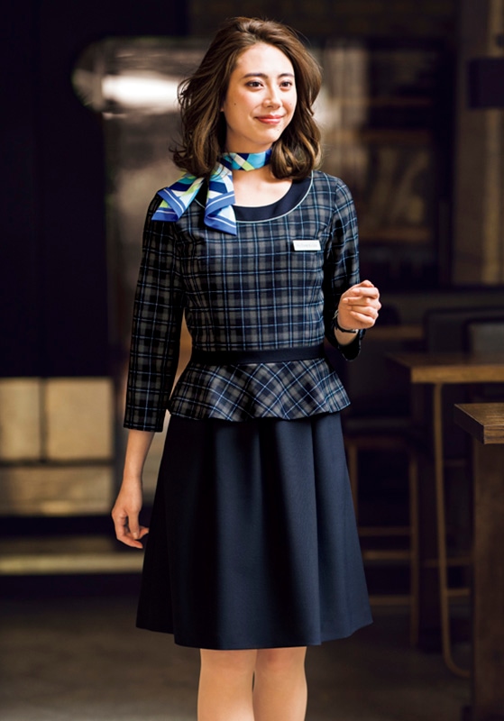 BONCIERGE ワンピース レッドXブラック 13G BCO5104-3 13G BON MAX／BONCIERGE☆ジャケットワンピース ブラック 13号