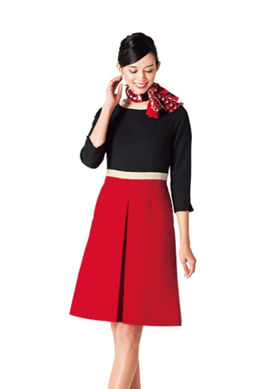 U-factory ユーファクトリーワンピースバイカラー