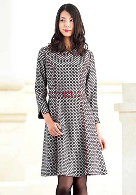 U-FACTORY（ユーファクトリー） 七分袖ワンピース A55660 | UNIPRO  