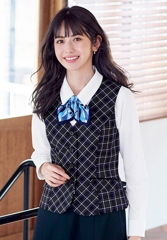 BON MAX／BONOFFICE☆ベストスカート上下セット ブラック 21号 BON MAX／BONOFFICE☆ベストスカート上下セット ブラック 21号