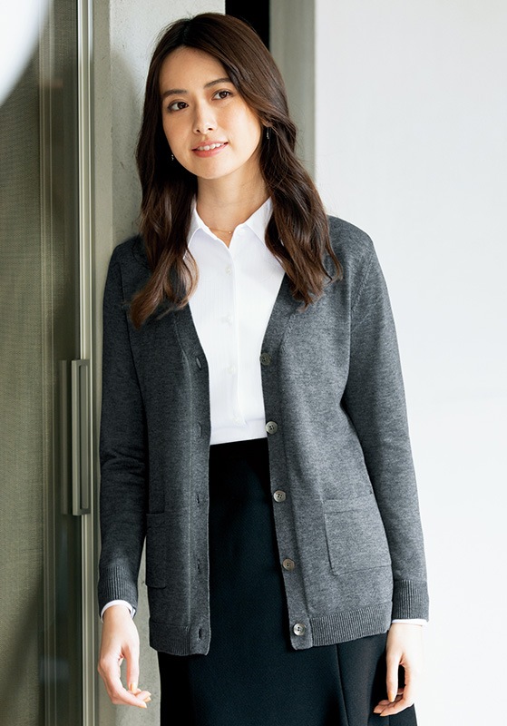 カーディガン ロング丈 事務服 レディース U1120 UNILADY オフィスウェア 仕事服 制服 ユニフォーム 楽天市場】事務服事務服 カーディガン3210 フォーマル 事務員