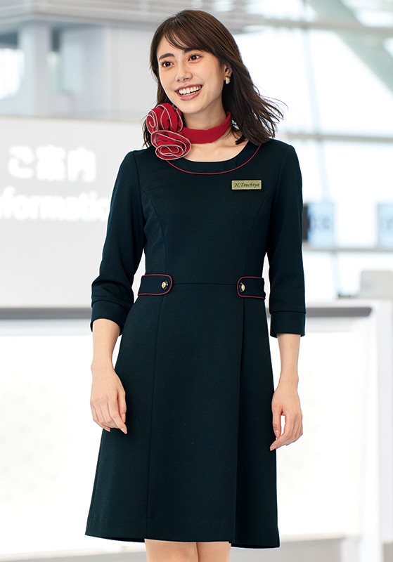 enjoie (アンジョア) ワンピース 61755 | UNIPRO OFFICE WEAR