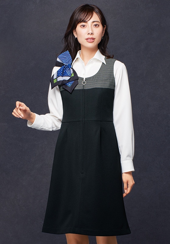 enjoie (アンジョア) ジャンパースカート 62030 | UNIPRO OFFICE WEAR