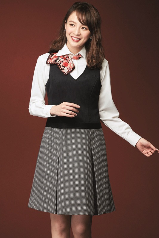 enjoie (アンジョア) ジャンパースカート 61510 | UNIPRO OFFICE WEAR