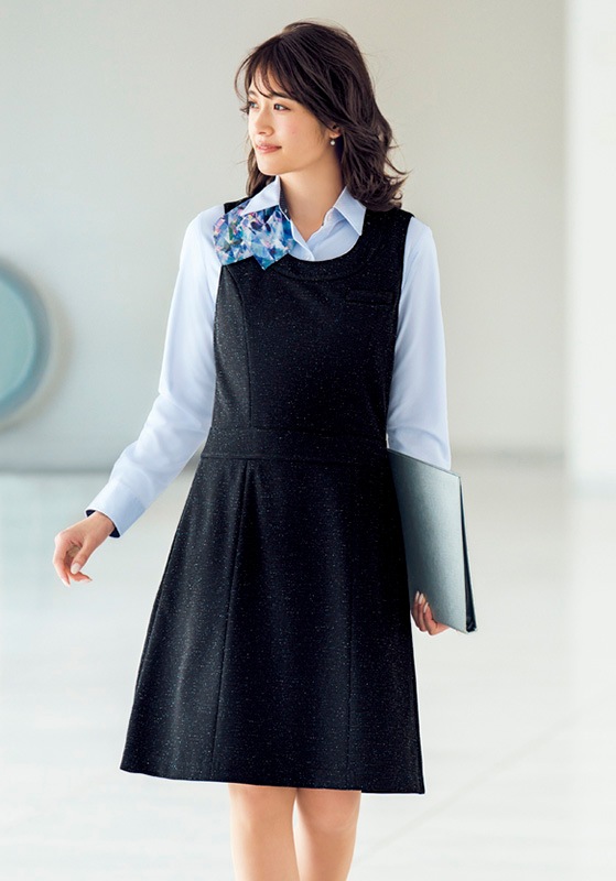 ミルフィーユ■ほぼ未使用美品 ジャンパースカート 濃紺 お受験 120 1_000000002118.jpg?1678209904