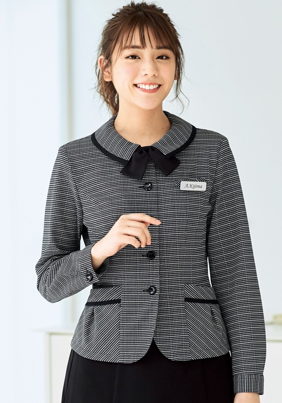 【新品タグ付き】アンジョア 事務服 15号 長袖オーバーブラウス セットアップ ジョア 事務服 オーバーブラウス 長袖 レディース 制服 仕事服