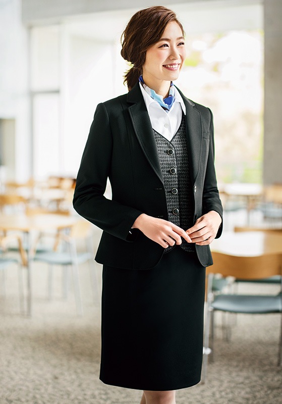 GROW 事務服 セットアップ 7号 ベスト タイトスカート GROW(グロウ) タイトスカート GSKL-1653 | UNIPRO OFFICE WEAR