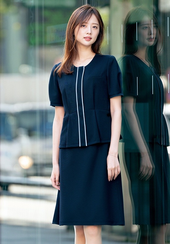 UNILADY ベスト タイトスカートセット 5号〜15号 YU500 YU900