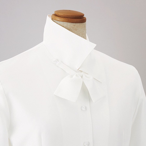 enjoie (アンジョア) 長袖ブラウス(リボン付) 01250 | UNIPRO OFFICE WEAR｜ユニプロ オフィスウェア ...