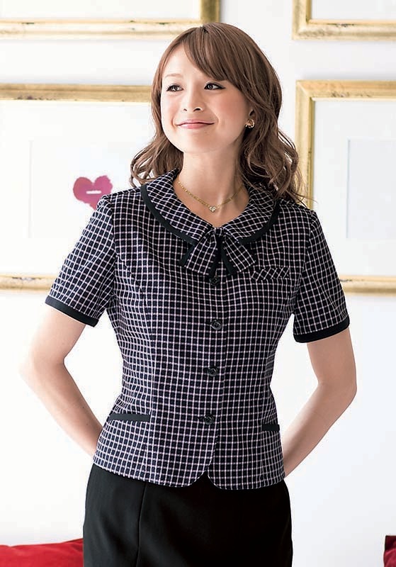 enjoie (アンジョア) オーバーブラウス 26255 | UNIPRO OFFICE WEAR