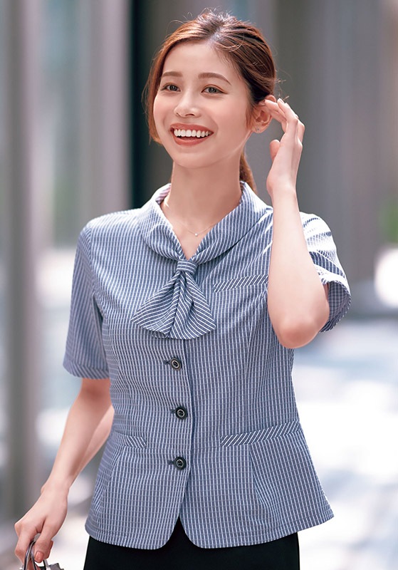 ENJOY(エンジョイ) オーバーブラウス ESA981 | UNIPRO OFFICE WEAR