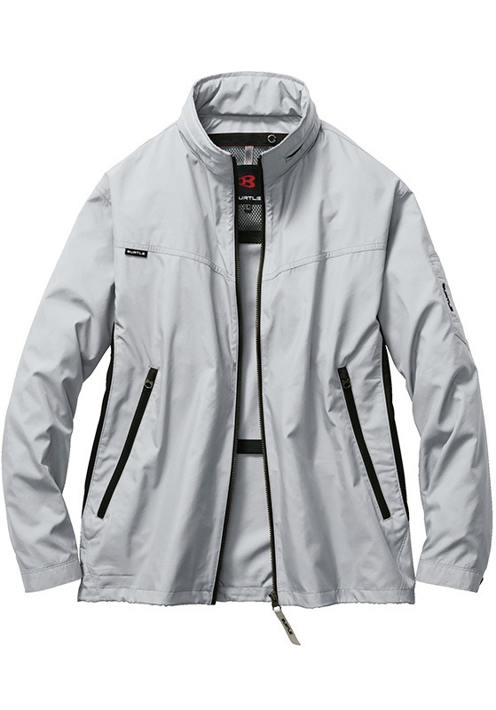 [バートル] BURTLE aircraft エアークラフト 半袖ブルゾン(ユニセックス) AC1176 (5 シルバー XXL) [5 シルバー] [2XL]