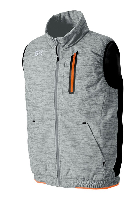 S-HEAT テックスタイルベスト フルセット 3L シルバーグレー Amazon.co.jp: 防寒服 シンメン S-HEAT テックスタイルベスト＋