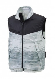 サンエス SUN-S 空調風神服 ベスト KF92162|ファン付き|ベスト