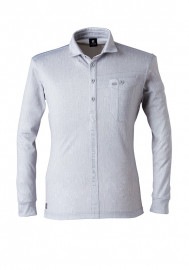 �������ե���ƥ��� I'Z FRONTIER ���ȥ�å��ɥ饤Ĺµ�ݥ������ STRETCH PRINT ZIP-UP LONG POLO 707P